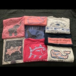8 Preppy T-Shirts Bundle